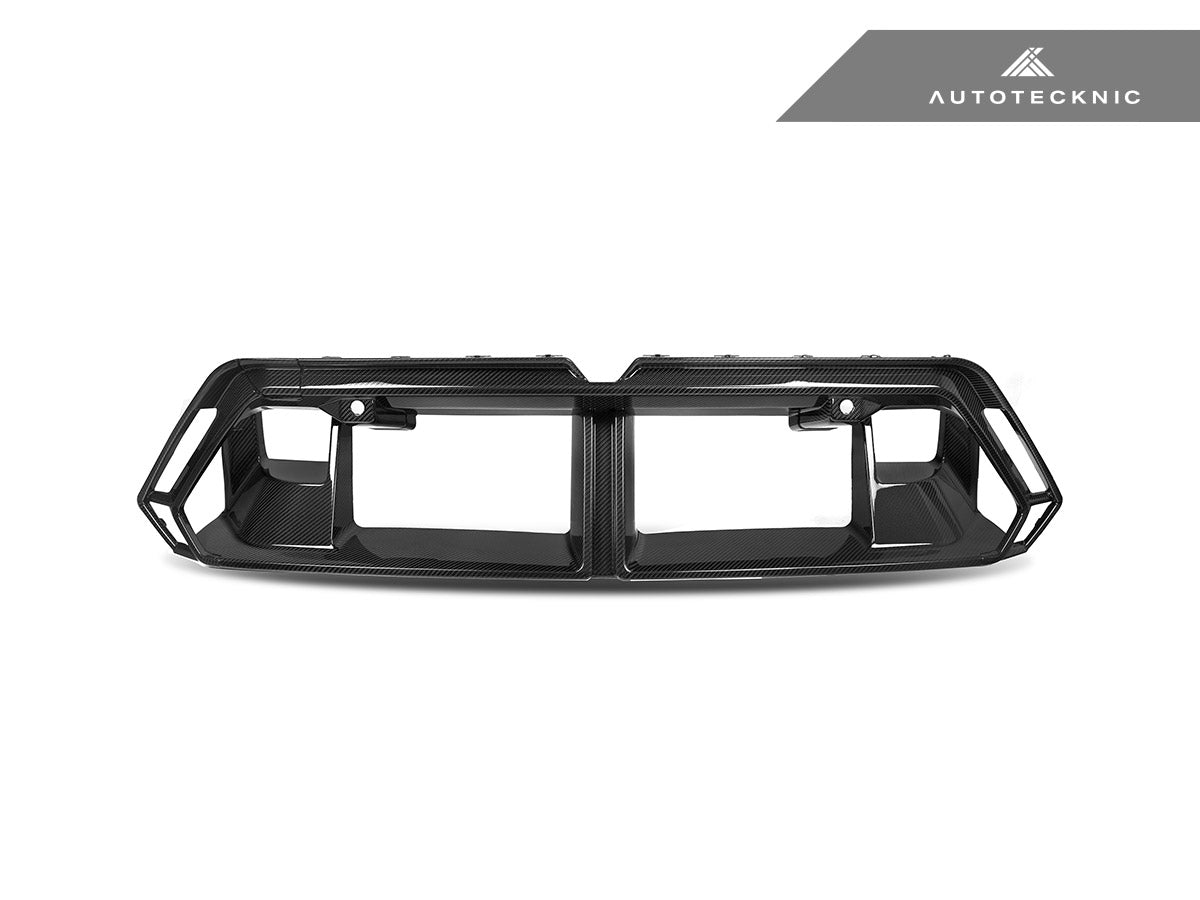 AutoTecknic Dry Carbon OEM-Spec Center Bumper Trim - G9X M5 Sedan and Touring