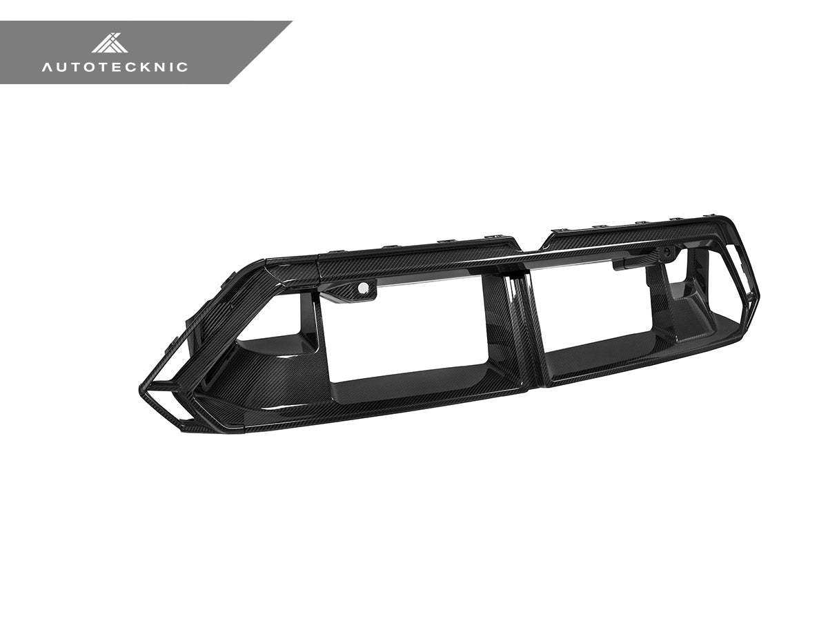 AutoTecknic Dry Carbon OEM-Spec Center Bumper Trim - G9X M5 Sedan and Touring