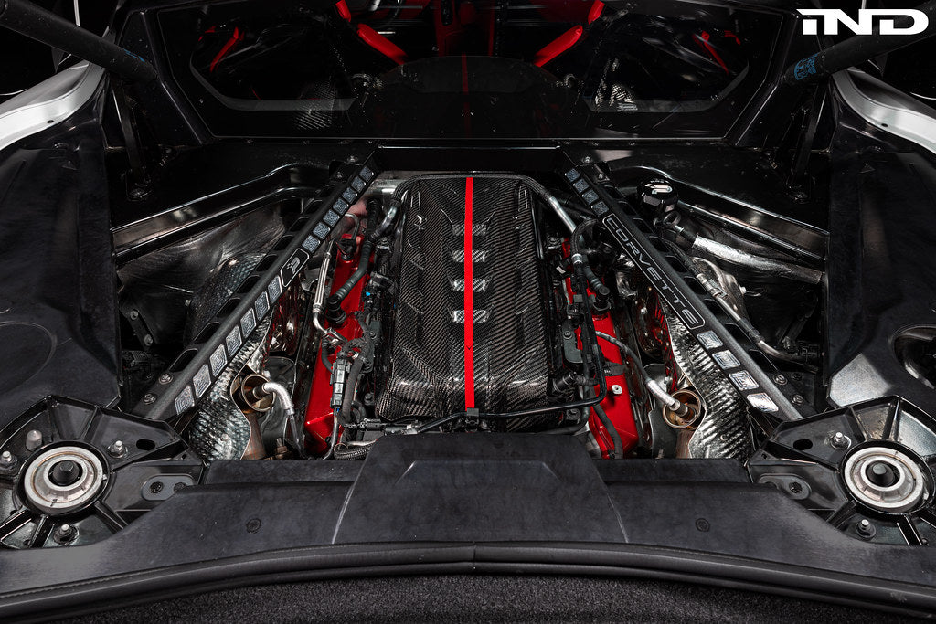 Eventuri Chevrolet C8 Corvette Black Carbon Engine Cover