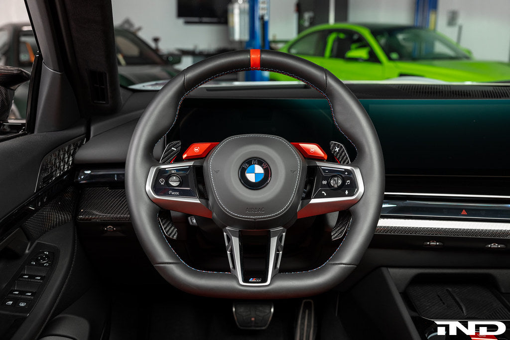 JQ Werks / MadTrace BMW G9X M5 / G60 5-Series Magnetic Shift Paddle Set - Carbon