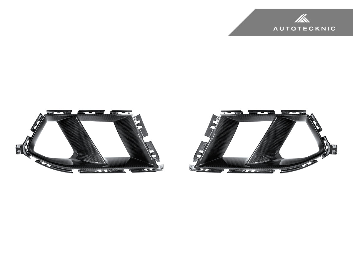 Autotecknic Dry Carbon Lower Front Bumper Vent Set - BMW G80 M3 G82 G83 M4