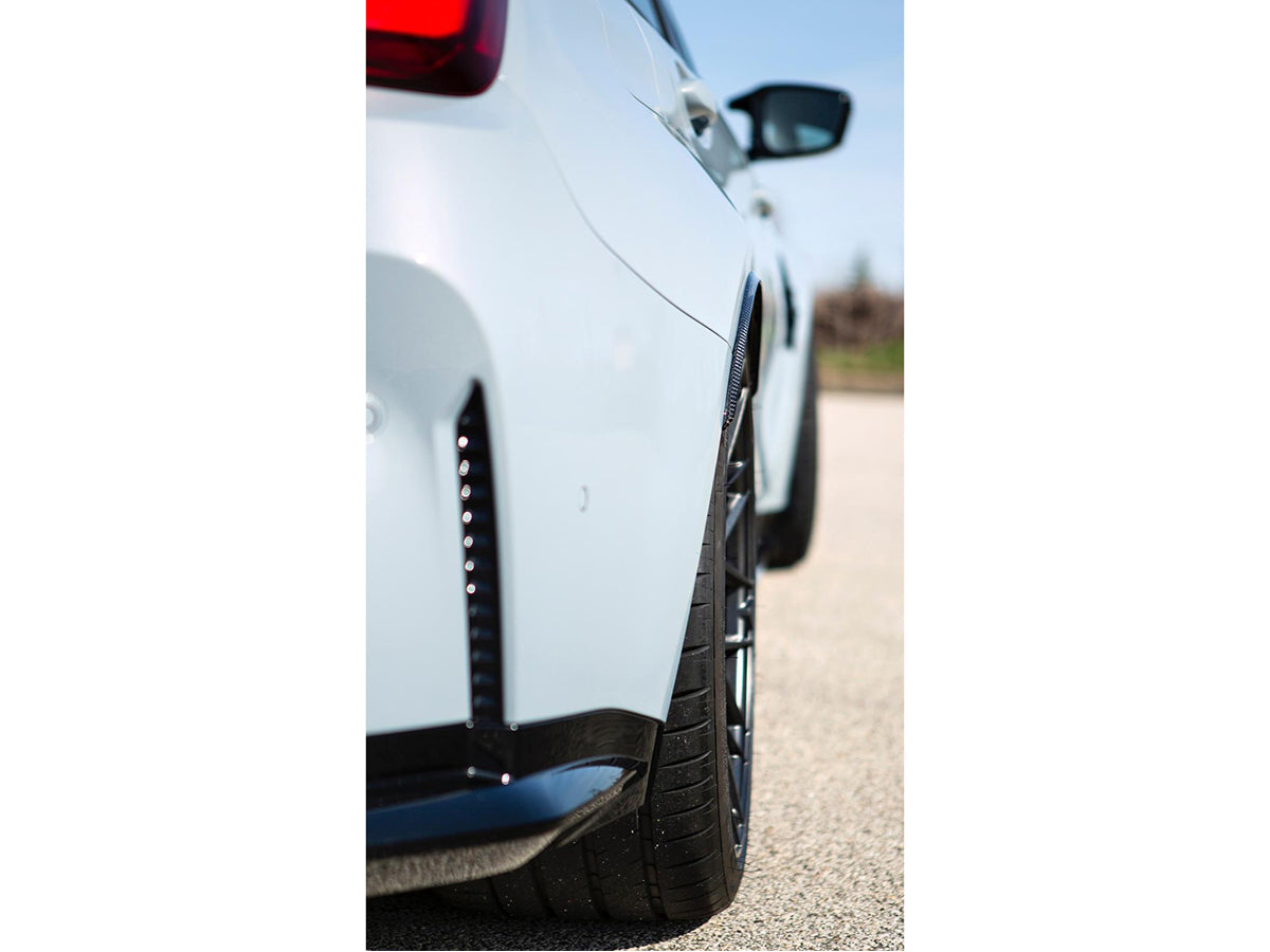Autotecknic Carbon Fiber Rear Wheel Arch Extension Set - BMW G80 M3