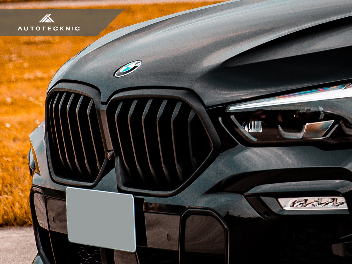 Autotecknic Painted Glazing Black Front Grille - BMW G06 X6