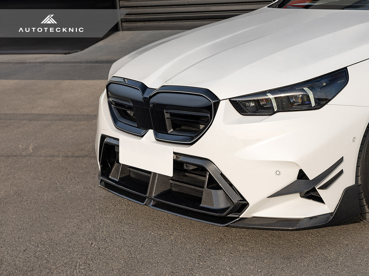 SQ-Aero Dry Carbon Fiber Type-B Front Lip - G9X M5 Sedan and Touring