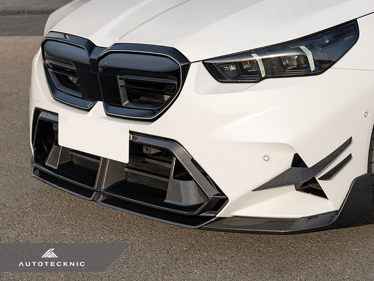 SQ-Aero Dry Carbon Fiber Front Bumper Center Trim - G9X M5 Sedan and Touring