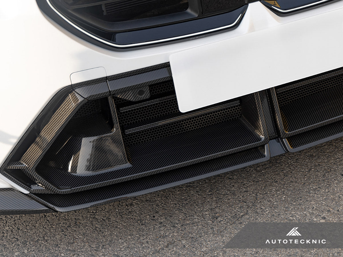 SQ-Aero Dry Carbon Fiber Front Bumper Center Trim - G9X M5 Sedan and Touring
