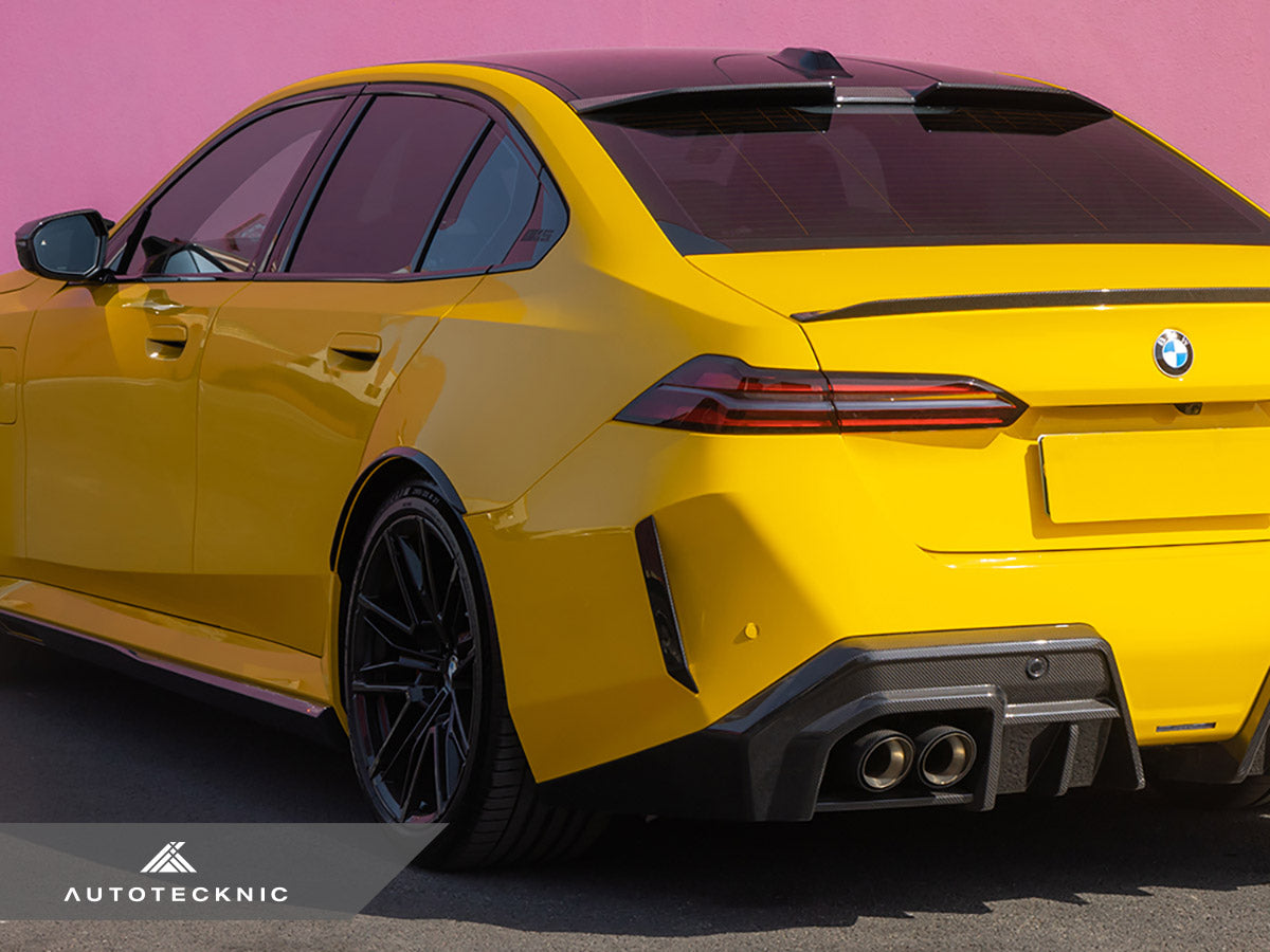 SQ-Aero Dry Carbon Fiber Roof Spoiler - G90 M5 Sedan