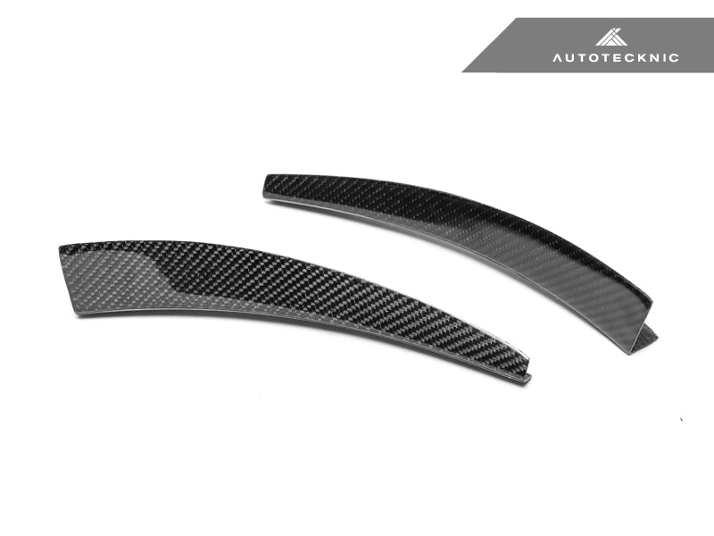 Autotecknic Front Bumper Dry Carbon Canard Set - BMW F80 M3 F82 F83 M4