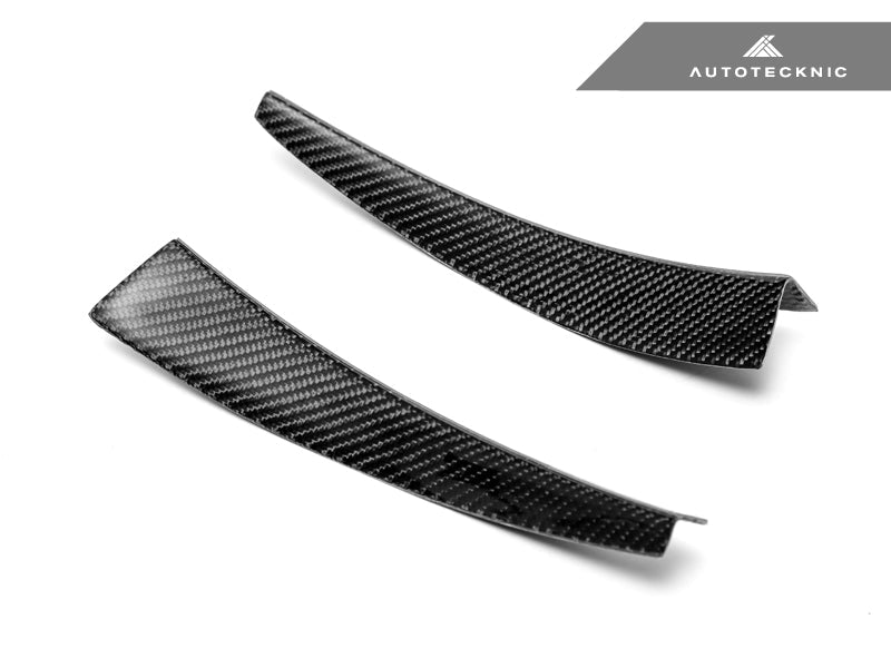 Autotecknic Front Bumper Dry Carbon Canard Set - BMW F80 M3 F82 F83 M4