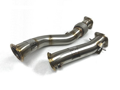 Evolution Racewerks Catless Primary Downpipe Set - BMW G87 M2 G80 M3 G82 G83 M4