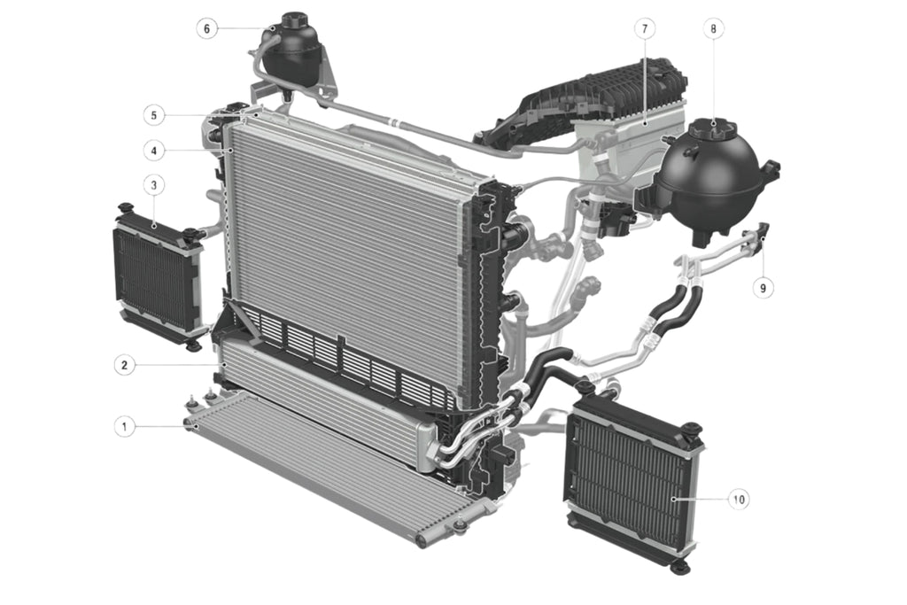 CSF G8X M2 / M3 / M4 (S58) High Performance Auxiliary Radiator | 8321