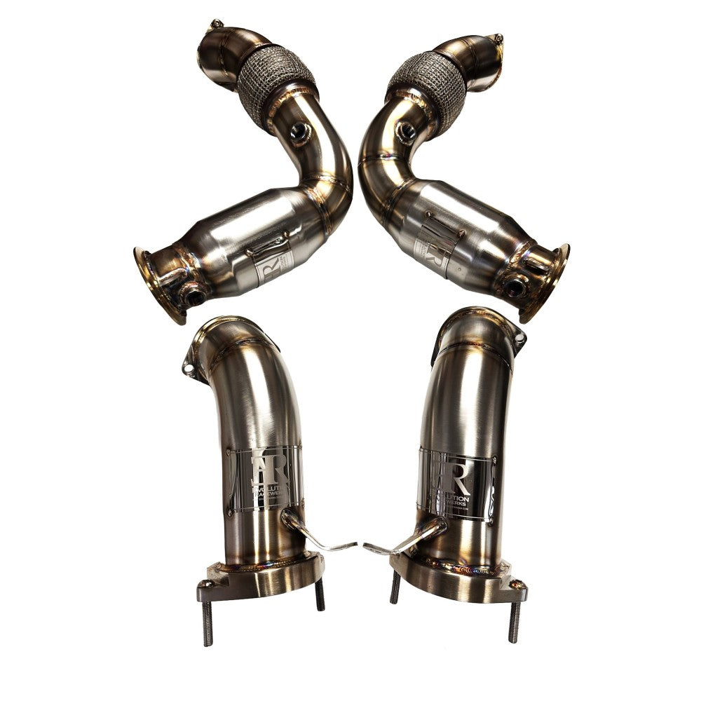 Evolution Racewerks S68 Primary and Secondary Downpipe Set For 2025+ BMW G90 M5 G99 M5 Touring