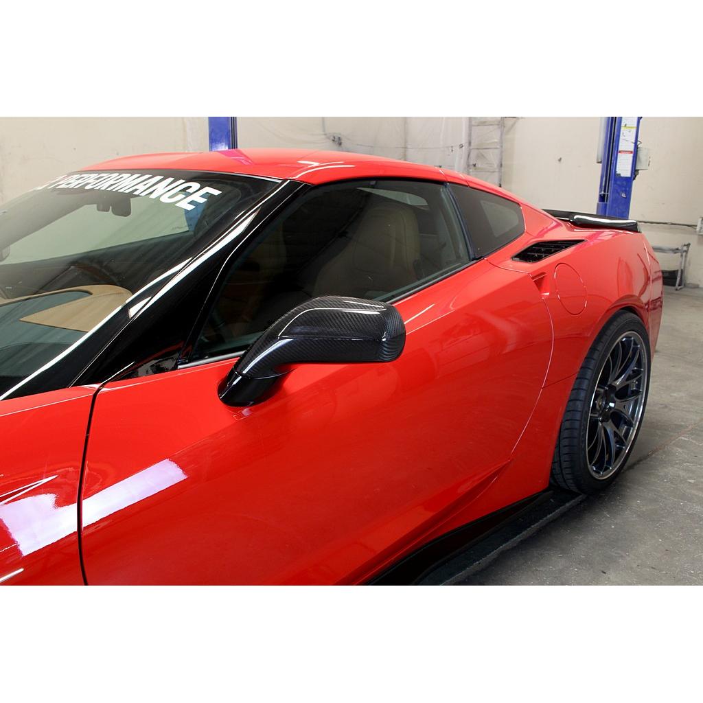 APR Performance Carbon Fiber Replacement Mirrors - Chevrolet Corvette C7 Stingray / Z06 2014-2019 | CBM-VETTEC7