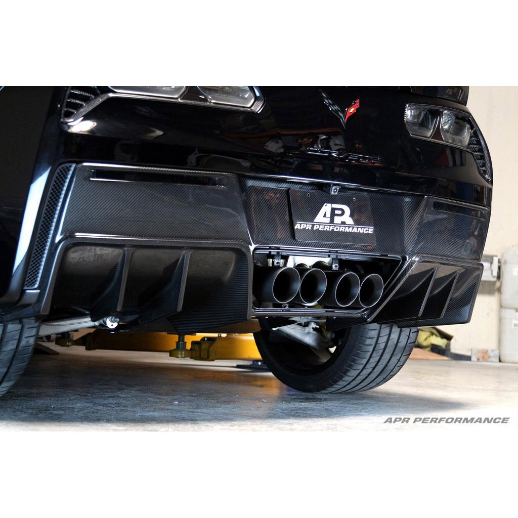 APR Performance Carbon Fiber Rear Diffuser Version 2 - Chevrolet Corvette C7 Z06 2014-2019