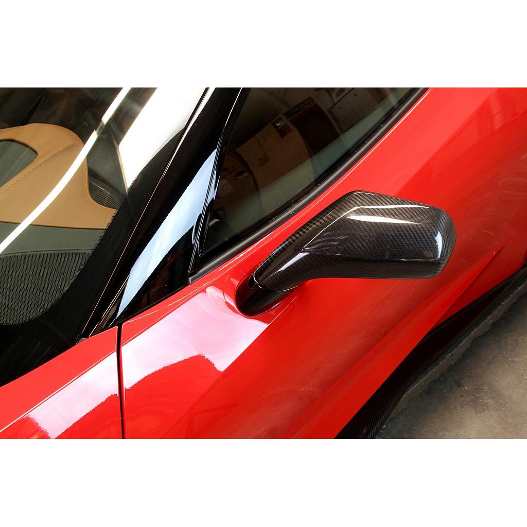 APR Performance Carbon Fiber Replacement Mirrors - Chevrolet Corvette C7 Stingray / Z06 2014-2019 | CBM-VETTEC7