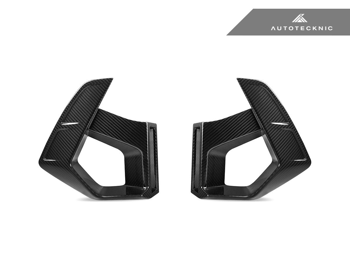 Autotecknic Dry Carbon Front Bumper Air Vent Set - BMW F97 X3M LCI F98 X4M LCI