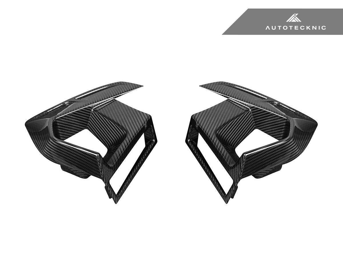 Autotecknic Dry Carbon Front Bumper Air Vent Set - BMW F97 X3M LCI F98 X4M LCI