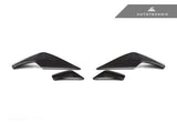 Autotecknic Front Bumper Dry Carbon Corsa Canard Set - BMW G80 M3 G82 M4