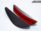 Autotecknic Front Bumper Dry Carbon Canard Set - BMW E9X M3