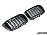 Autotecknic Glazing Black Front Grille Set - BMW G01 X3 G02 X4 PRE-LCI