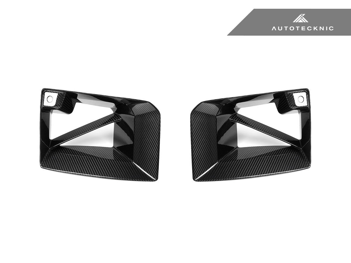 Autotecknic Dry Carbon Front Air Inlet Trim Set - BMW G87 M2