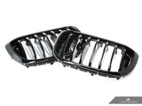 Autotecknic Glazing Black Front Grille Set - BMW G01 X3 G02 X4 PRE-LCI