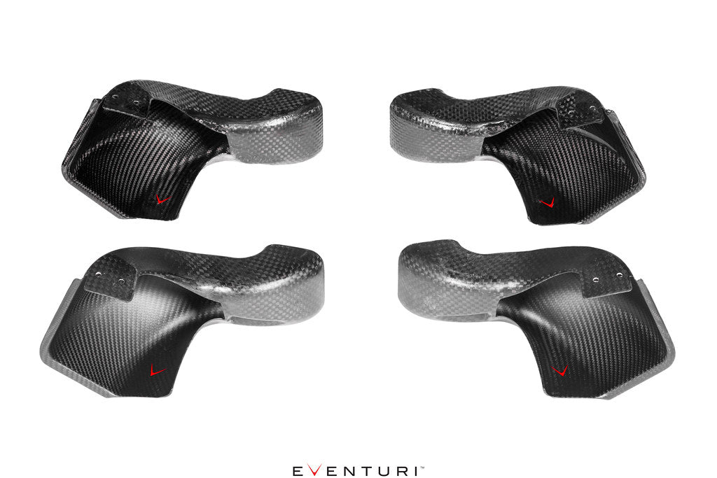 Eventuri BMW G8X M3 / M4 Black Carbon Intake Scoop Set