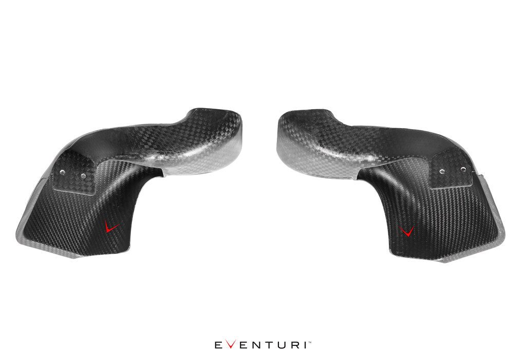 Eventuri BMW G8X M3 / M4 Black Carbon Intake Scoop Set