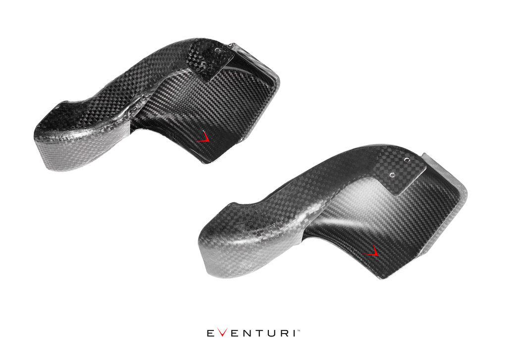 Eventuri BMW G8X M3 / M4 Black Carbon Intake Scoop Set