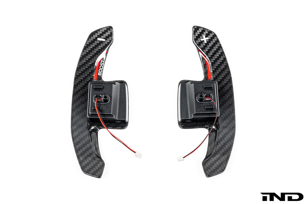 JQ Werks / MadTrace BMW G9X M5 / G60 5-Series Magnetic Shift Paddle Set - Carbon