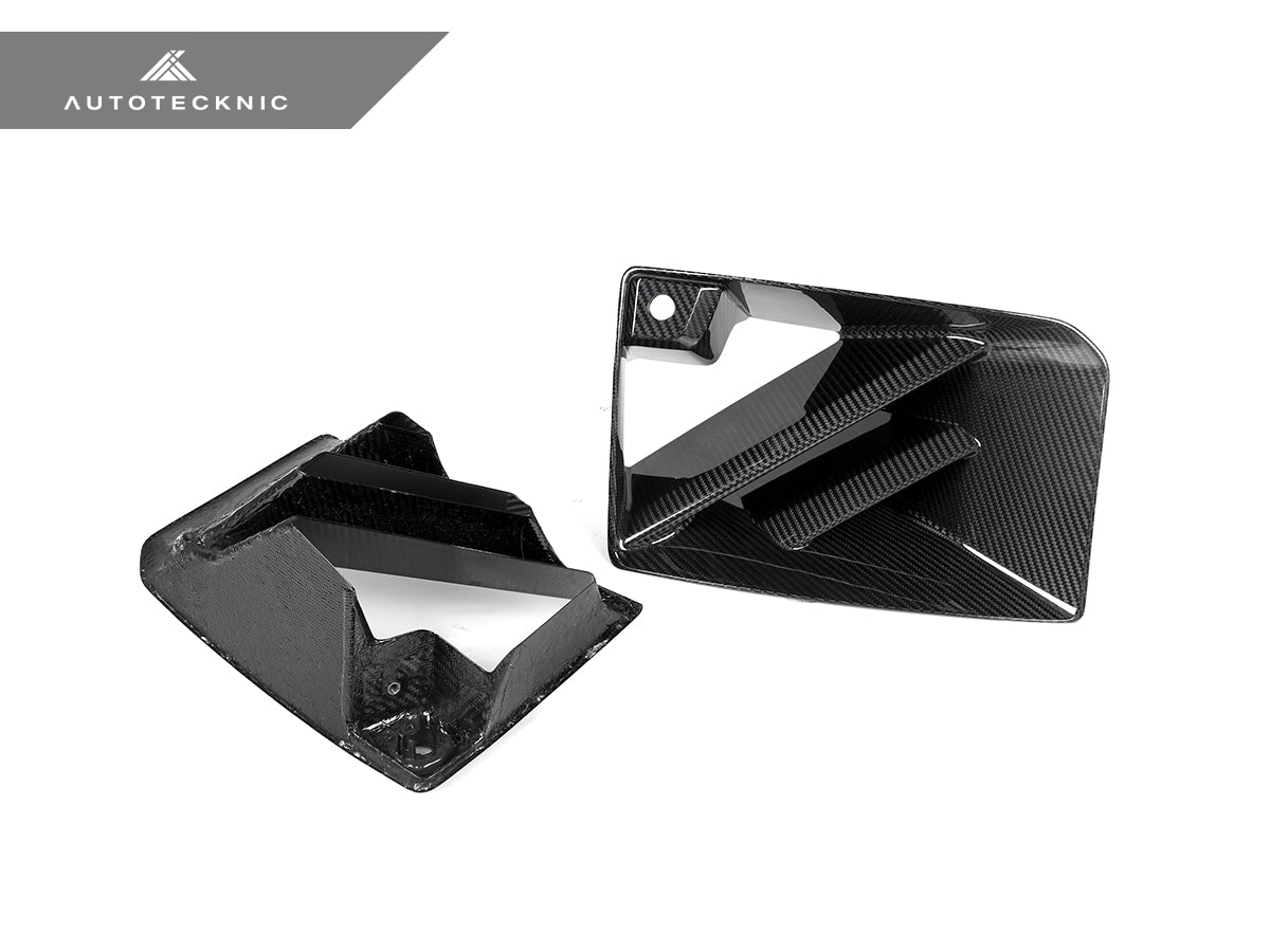 Autotecknic Dry Carbon Corsa Front Air Inlet Trim Set - BMW G87 M2