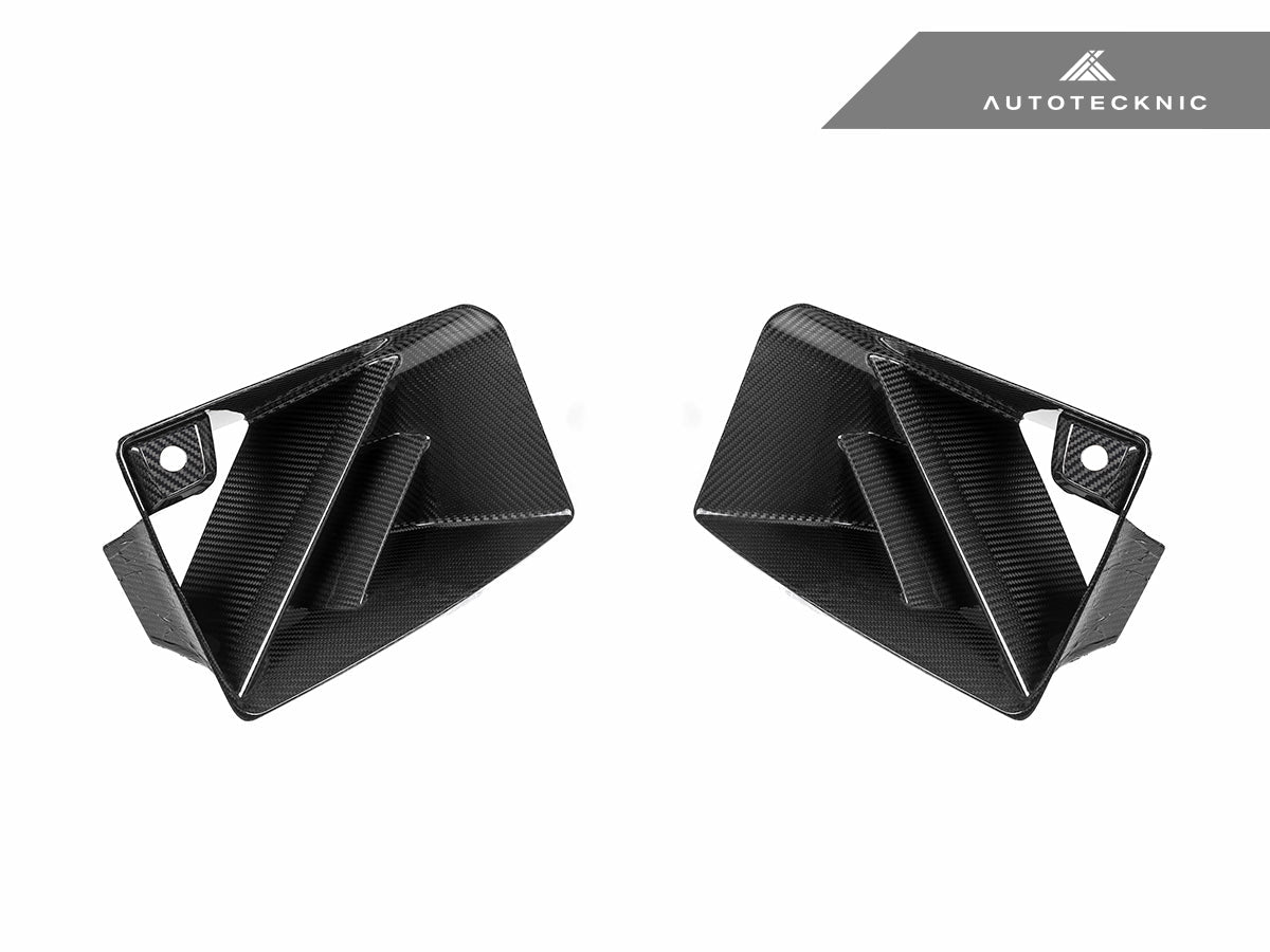 Autotecknic Dry Carbon Corsa Front Air Inlet Trim Set - BMW G87 M2