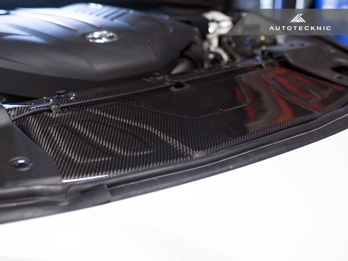 Autotecknic Dry Carbon Fiber Cooling Plate - Toyota A90 SUPRA