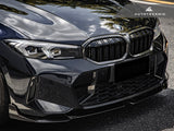 Autotecknic Dry Carbon Performante Front Splitter Set - BMW M340i LCI