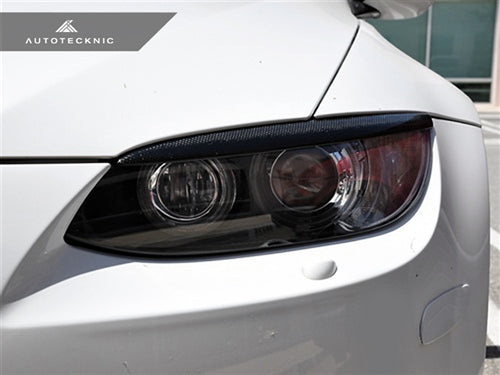 Autotecknic Carbon Fiber Headlight Covers - BMW E92 E93 M3