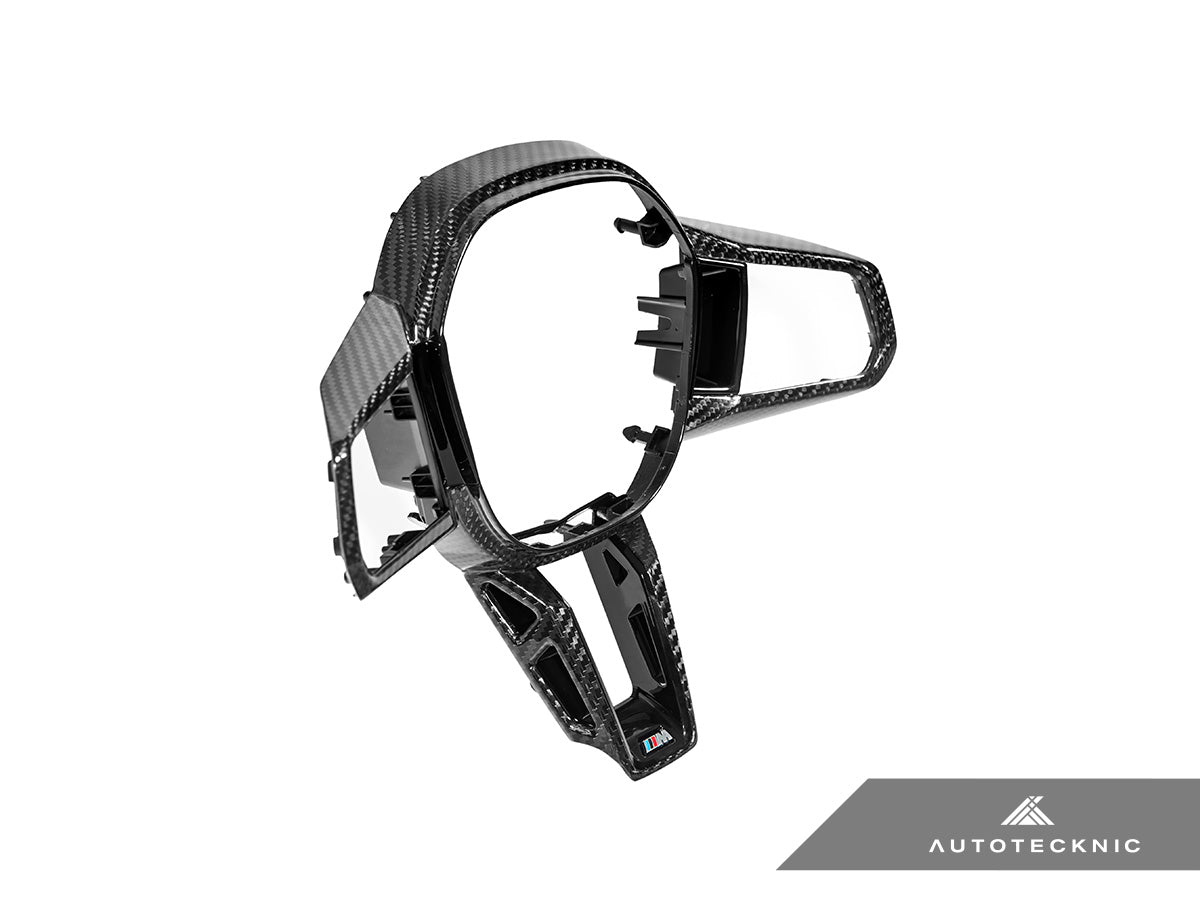 AutoTecknic Carbon Fiber Steering Wheel Trim - G90/ G99 M5
