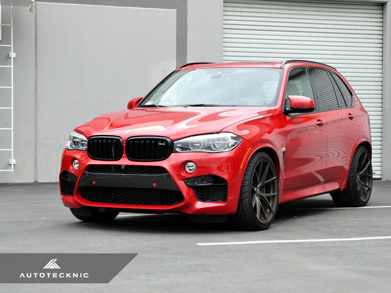 Autotecknic Dry Carbon Fiber Bumper Trim - BMW F85 X5M F86 X6M