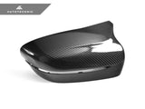 Autotecknic Replacement Dry Carbon Mirror Covers - BMW F90 M5