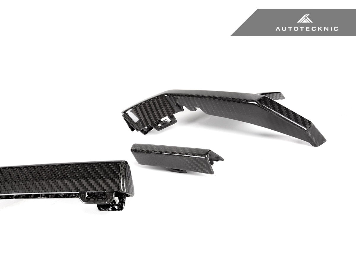 Autotecknic Dry Carbon Rear Diffuser Trim Set - BMW G80 M3 G82 M4