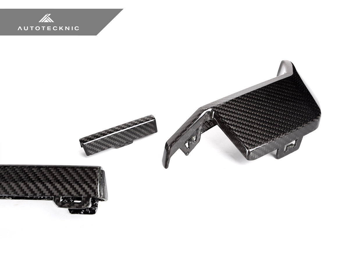 Autotecknic Dry Carbon Rear Diffuser Trim Set - BMW G80 M3 G82 M4