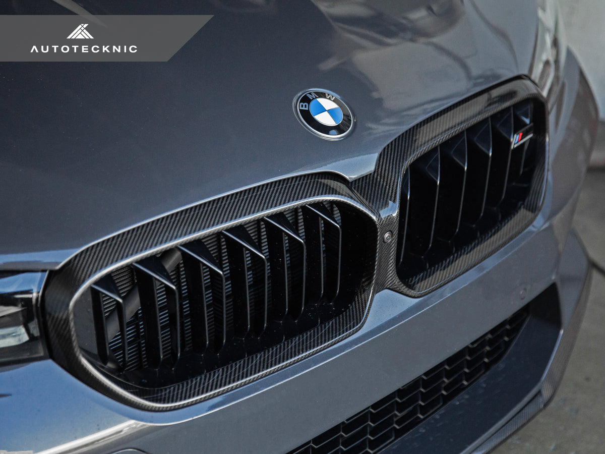 Autotecknic Replacement Dry Carbon Grille Surround - BMW F90 M5 LCI