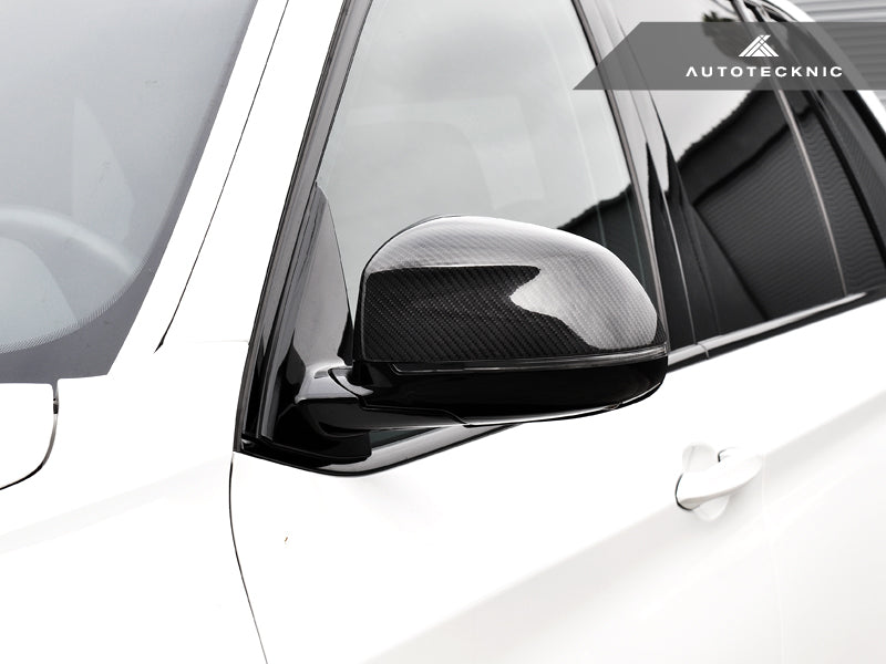 Autotecknic Replacement Carbon Fiber Mirror Covers - BMW F15 X5