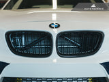 Autotecknic Dual-Slats Carbon Fiber Front Grille Set - BMW F87 M2 Pre LCI