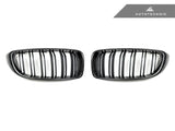 Autotecknic Dual-Slats Carbon Fiber Front Grille Set - BMW F80 M3 F82 M4