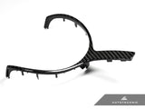 Autotecknic Carbon Fiber M-Sport Steering Wheel Trim - BMW F15 X5 F16 X6