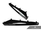 Autotecknic Replacement Glazing Black Fender Gills - BMW E90 Sedan E92 Coupe E93 Cabrio M3