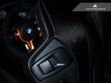 Autotecknic Dry Carbon Seat Back Cover - BMW F80 M3 F82 M4