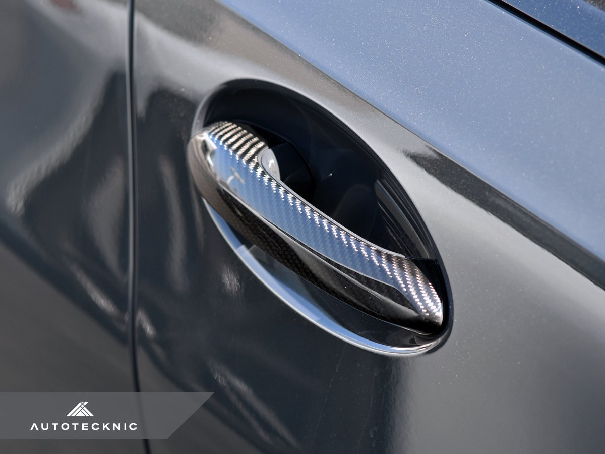 Autotecknic Dry Carbon Door Handle Trim Set - BMW G42 M240i