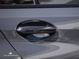 Autotecknic Dry Carbon Door Handle Trim Set - BMW G20 M340i