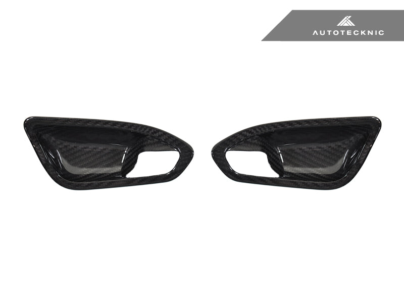 Autotecknic Dry Carbon Interior Door Handle Trim Set - BMW F87 M2